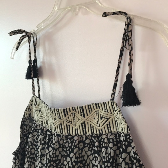 Embroidered Tassle Tank - Picture 2 of 6